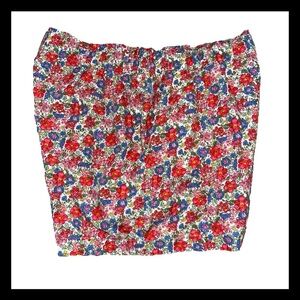Polo Ralph Lauren Floral Poplin Shorts Girls Size 16 Belted Cotton Kids Youth